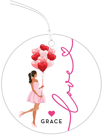 Valentine's Day Hanging Gift Tags by Modern Posh (Holiday Girl Love Multicultural) Valentine's Day Hanging Gift Tags by Modern Posh (Holiday Girl Love Multicultural)