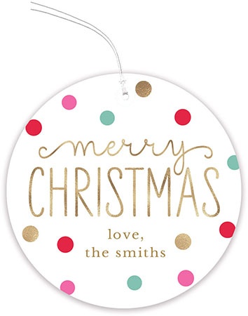 Hanging Gift Tags by Modern Posh (Colorful Christmas)