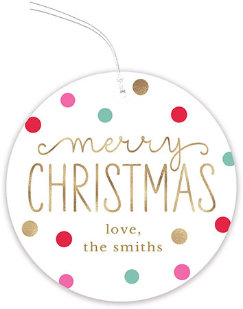 Hanging Gift Tags by Modern Posh (Colorful Christmas)