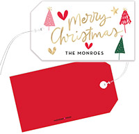 Hanging Gift Tags by Modern Posh (Christmas Trees)