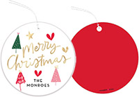 Hanging Gift Tags by Modern Posh (Christmas Trees)
