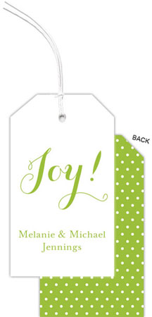 Hanging Gift Tags by PicMe Prints (White Dots Grasshopper)