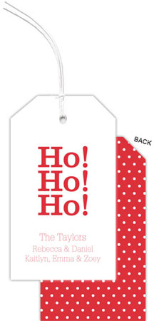 Hanging Gift Tags by PicMe Prints (White Dots Poppy)