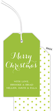 Hanging Gift Tags by PicMe Prints (Grasshopper Dots)