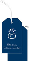 Hanging Gift Tags by PicMe Prints (Navy Vertical)