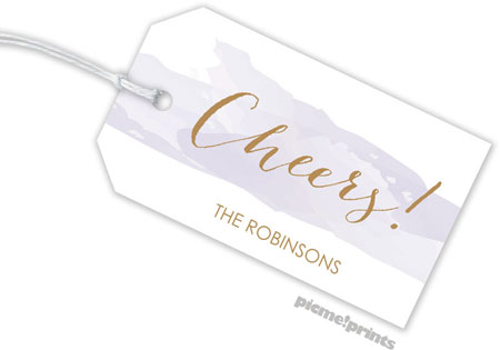 Hanging Gift Tags by PicMe Prints (Brushstroke Lavender) Hanging Gift Tags by PicMe Prints (Brushstroke Lavender)