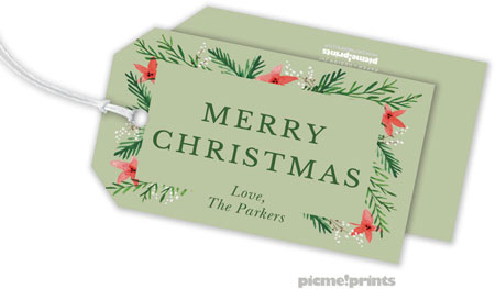 Hanging Gift Tags by PicMe Prints (Berries & Blooms Cedar) Hanging Gift Tags by PicMe Prints (Berries & Blooms Cedar)