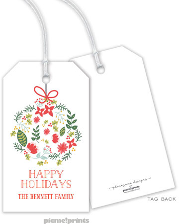 Hanging Gift Tags by PicMe Prints (Kissing Ball) Hanging Gift Tags by PicMe Prints (Kissing Ball)