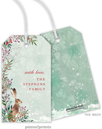 Hanging Gift Tags by PicMe Prints (Woodland Rabbit) Hanging Gift Tags by PicMe Prints (Woodland Rabbit)