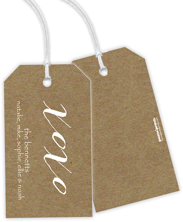 Hanging Gift Tags by PicMe Prints (Kraft) More Than Paper
