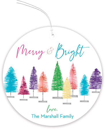 Hanging Gift Tags by PicMe Prints (Bottle Brush Trees) Hanging Gift Tags by PicMe Prints (Bottle Brush Trees)