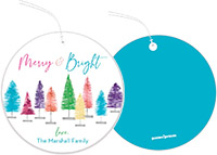 Hanging Gift Tags by PicMe Prints (Bottle Brush Trees)