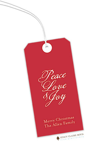 Stacy Claire Boyd - Hanging Gift Tags (Simply Red) Stacy Claire Boyd - Hanging Gift Tags (Simply Red)