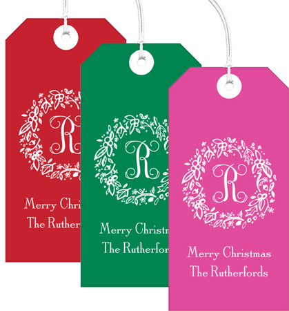 Hanging Gift Tags by Stacy Claire Boyd (Create-Your-Own Holiday Wreath)