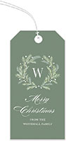 Holiday Hanging Gift Tags by Stacy Claire Boyd (Rosemary Wreath)