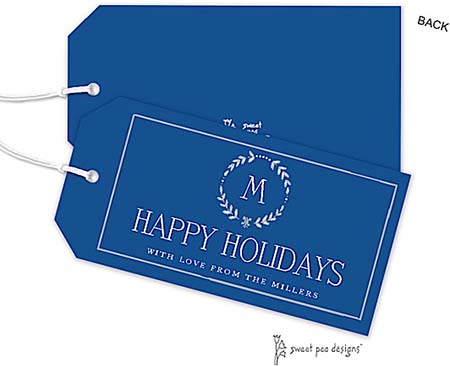 Hanging Gift Tags by Sweet Pea Designs (Wreath Solid)