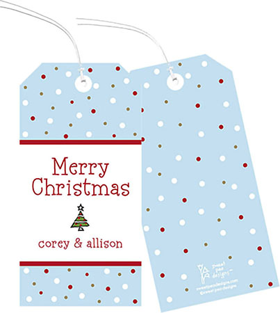 Hanging Gift Tags by Sweet Pea Designs (Holiday Snow)
