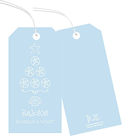 Hanging Gift Tags by Sweet Pea Designs (Beach Tree)