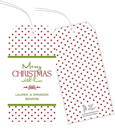 Hanging Gift Tags by Sweet Pea Designs (Tiny Dots)