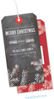 Hanging Gift Tags by Tumbalina - Chalkboard Pine