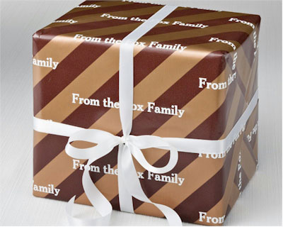 Name Maker Personalized Gift Wrap - Caramel Crunch Name Maker Personalized Gift Wrap - Caramel Crunch