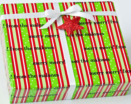 Name Maker Personalized Gift Wrap - Hampton Holiday Name Maker Personalized Gift Wrap - Hampton Holiday