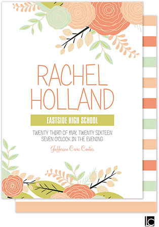 Lauren Chow Graduation Invitations - Blooming Bouquet (Grad Sale 2022)