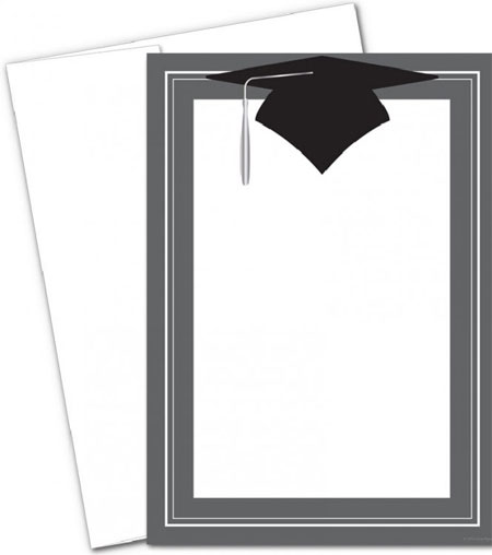 Masterpiece Studios - Class Hat Graduation Flat Card Invitation Masterpiece Studios - Class Hat Graduation Flat Card Invitation