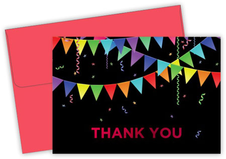 Masterpiece Studios - Rainbow Pennant Red Foil (Graduation)