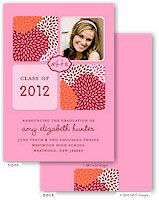 Take Note Designs - Mum Floral 4 up Graduation Announcements (Photo)