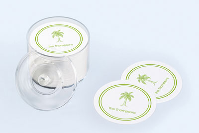 Great Gifts by Chatsworth - Palm Tree Palm Beach Coasters