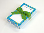 Great Gifts by Chatsworth - Robin's Rockin' Memos - Lime Dots on Blue