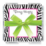 Great Gifts by Chatsworth - Colorful Memo Squares - Zebra Stripes