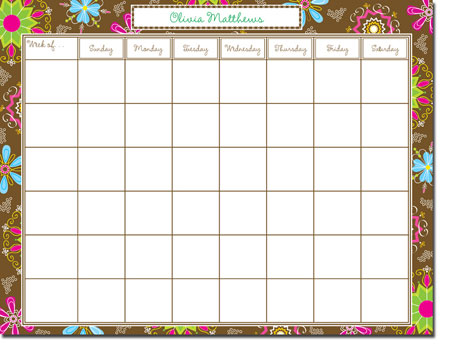 Great Gifts by Chatsworth - Weekly Calendar Pads (Funhouse)