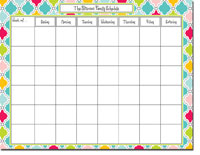 Great Gifts by Chatsworth - Weekly Calendar Pads (Color Appeal)