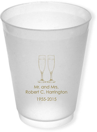 Great Gifts by Chatsworth - Reusable Flexible Cups (Champagne Flutes)