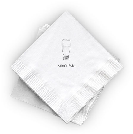 Great Gifts by Chatsworth - Cocktail Napkins (Pub Glass)