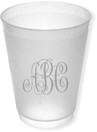 Great Gifts by Chatsworth - Reusable Flexible Cups (Monogram)