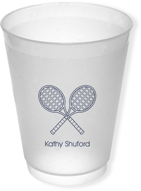 Great Gifts by Chatsworth - Reusable Flexible Cups (Tennis Racquets ...