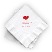 Great Gifts by Chatsworth - Cocktail Napkins (Heart)