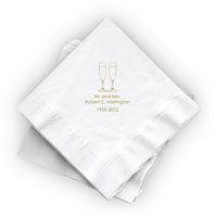 Great Gifts by Chatsworth - Cocktail Napkins (Champagne Flutes)