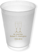 Great Gifts by Chatsworth - Reusable Flexible Cups (Champagne Flutes)