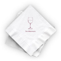 Great Gifts by Chatsworth - Cocktail Napkins (Wine Glass)