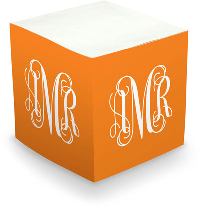 Great Gifts by Chatsworth - Memo Cubes/Sticky Notes (Create-Your-Own - Monogram)
