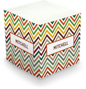 Great Gifts by Chatsworth - Memo Cubes/Sticky Notes (Rustic Chevron)