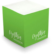 Great Gifts by Chatsworth - Memo Cubes/Sticky Notes (Create-Your-Own - Name)