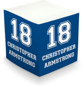 Great Gifts by Chatsworth - Memo Cubes/Sticky Notes (Create-Your-Own - Number & Name)