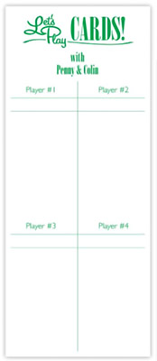 Great Gifts by Chatsworth - Let's Play Cards Game Pad