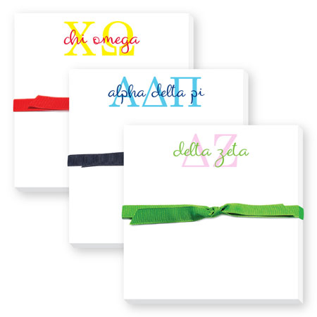 Sorority Notepads by Donovan Designs (Scripty Doodle Sorority Notepad)