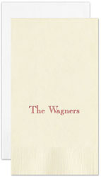 Derby Personalized Flat Printed Guest Towels by Embossed Graphics